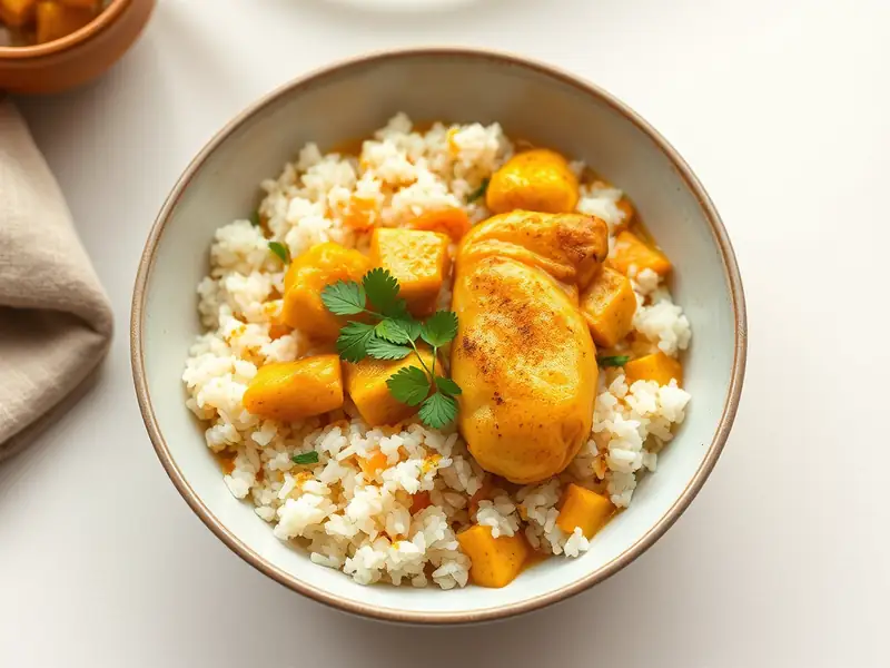 Chicken coconut curry