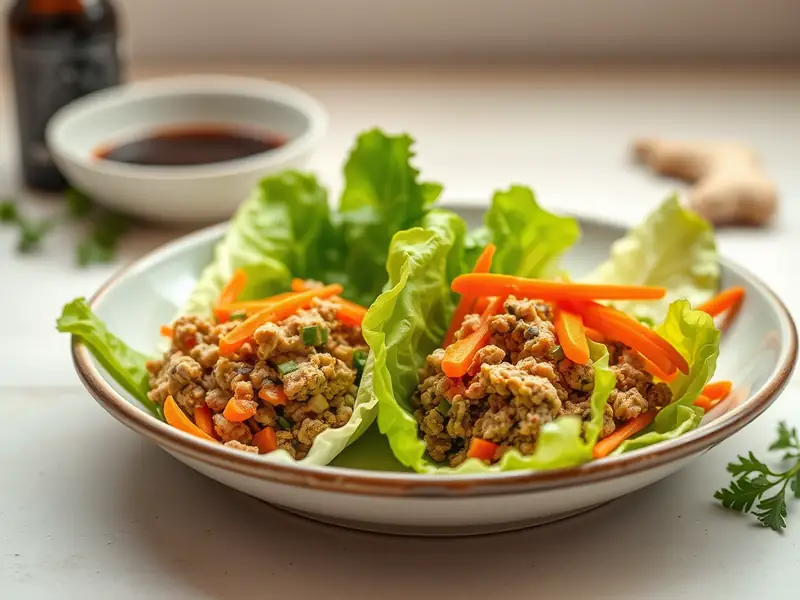 Turkey lettuce wraps